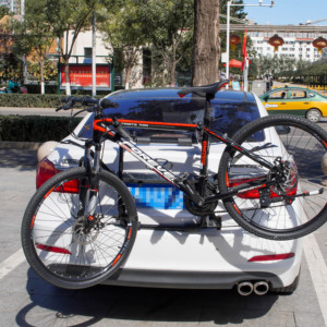 Support de <span class=keywords><strong>coffre</strong></span> de <span class=keywords><strong>voiture</strong></span> en acier avec capacité de charge réglable de 50kg <span class=keywords><strong>Porte</strong></span>-<span class=keywords><strong>vélo</strong></span> arrière pour véhicule - Product Image 6