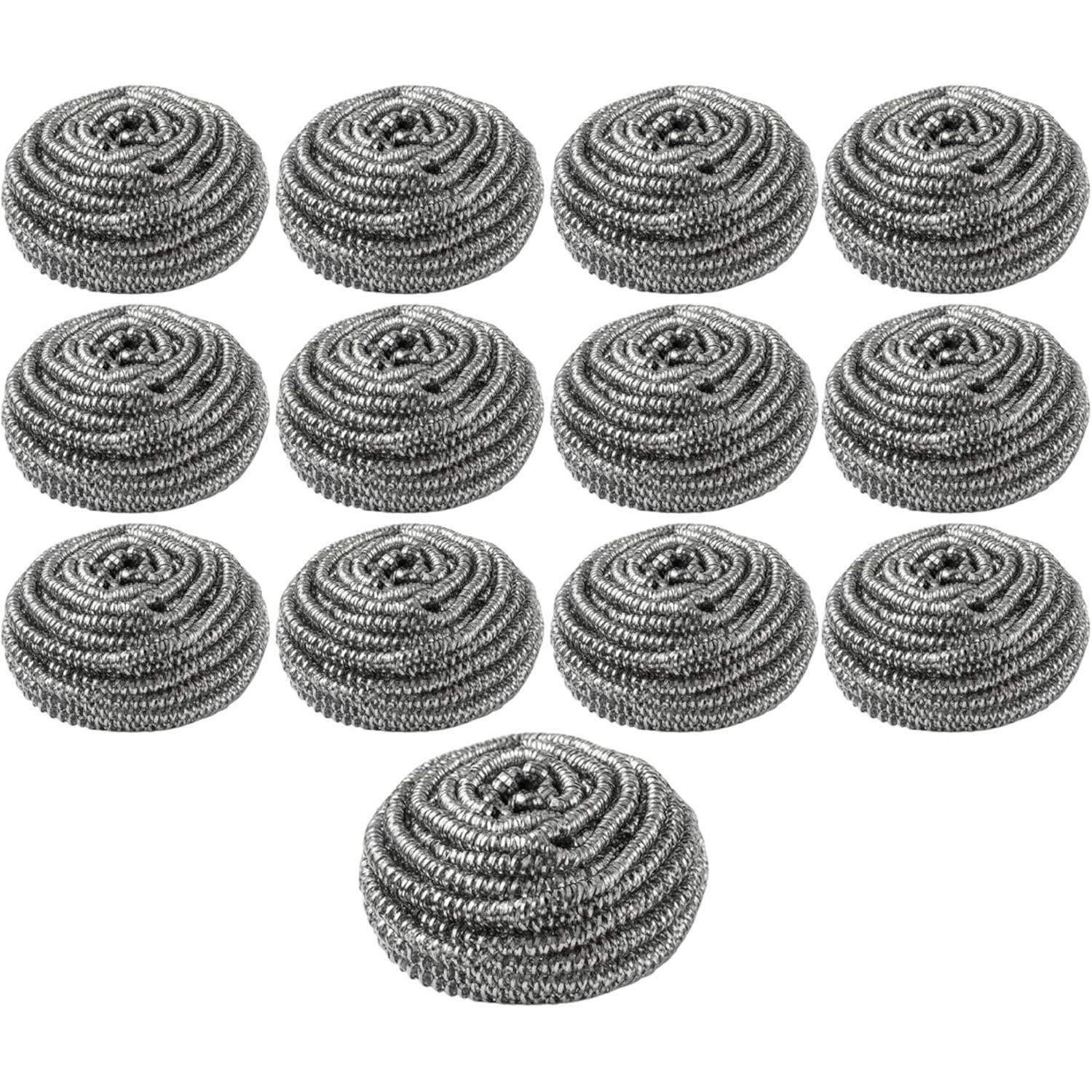 6แพ็คสครับเหล็กสแตนเลส