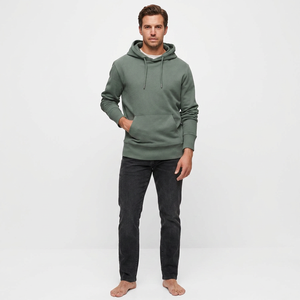 Sweat-shirt à capuche pour homme, couleur unie, design unique, vêtements d'hiver pour homme, respirant, manches longues, pull à capuche en polaire, haut pour homme - Product Image 1
