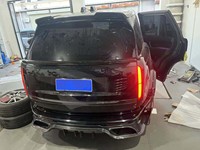 Kit carrosserie en fibre de carbone poli de style Msy pour Land-Rover Range Rover Vogue modèle 2015-2019, pare-chocs arrière, calandre