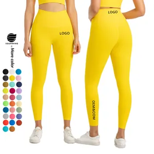 Xsunwingโลโก้ที่กําหนดเองLeggingsผู้หญิงฟิตเนสLeggins Para Mujer Push Upวิ่งTights GYMกางเกงขายาวFemininasกางเกงโยคะWLQ5188