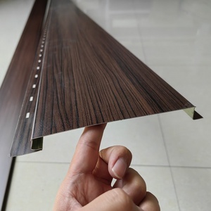 Panneau mural en aluminium de 6 pouces de <span class=keywords><strong>large</strong></span>, couleur noire, pour revêtement de façade en <span class=keywords><strong>bois</strong></span>, destiné au Canada - Product Image 4