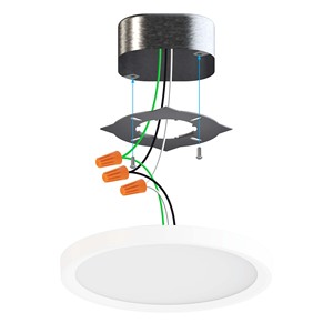 Lámpara de Techo de 5 Pulgadas, Iluminación Interior de Superficie, Redonda, Empotrada en el Techo - Product Image 4