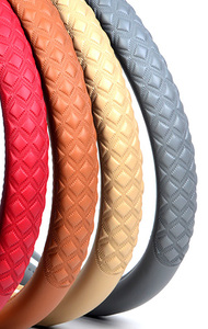Housse de <span class=keywords><strong>volant</strong></span> de voiture en cuir super fibre pour Nissan <span class=keywords><strong>Qashqai</strong></span> J11 X-trail T32 - Product Image 2