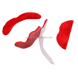 Hlc Masquerade bóng tổ chức sự kiện bữa tiệc sinh nhật ăn mặc tự dính giả râu April fools' ngày màu Đỏ vui ria mép nhà sản xuất - Product Image 5