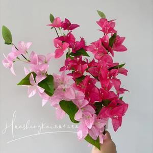 Artificial Bougainvillea Single Branch <b>Silk</b> <b>Flower</b> High Simulation Wedding Decoration - Product Image 2