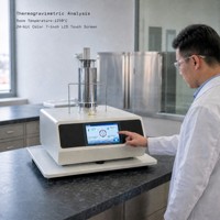 Analyseur thermique TGA automatique, résolution 0,01 mg, écran tactile 1250, double atmosphère, haute précision, garantie 1 an, thermogravimétrique