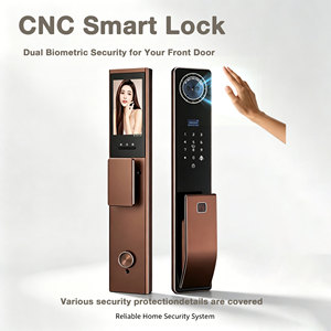 Cerradura Inteligente GlomarketCNC con Reconocimiento Facial 3D, Huella Dactilar, Vídeoportero WiFi Tuya, Cerradura Inteligente para Puerta con Pantalla HD de 4.5 Pulgadas - Product Image 4