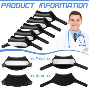 Дешевый персонализированный медсестра стетоскоп бирка черный пластиковый стетоскоп тег пользовательские стетоскоп аксессуары именная бирка - Product Image 4