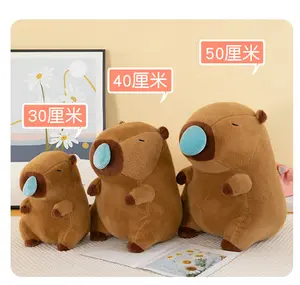 Кукла-кукла Capybara, плюшевая игрушка, подушка, водная морская свинья, дарит девушке, Интернет-знаменитости, уродливая милая кукла