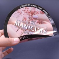 Étiquettes autocollantes de fenêtre en vinyle à impression double face imperméables personnalisées