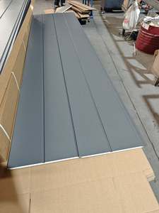 Panel Decorativo para Pared Exterior de Villa, Fácil de Instalar, Panel Sándwich de PU, Panel Metálico con Diseño de Madera Tallada - Product Image 3