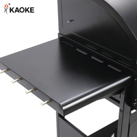 KAOKE – grille de barbecue à gaz Propane Portable de 25 pouces, 4 brûleurs avec Tables latérales, fournisseur de barbecue à gaz d'extérieur robuste, approuvé CE