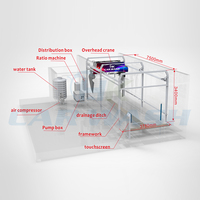 Point de lavage de voiture mobile intelligent à auto-diagnostic, certifié qualité, électrique, économe en eau, sans balais, automatique, en acier inoxydable