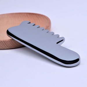 <span class=keywords><strong>Pierre</strong></span> d'énergie naturelle personnalisée peigne de massage térahertz léger portable rasage V visage beauté peigne Gua Sha - Product Image 3