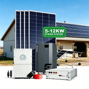 Système d'énergie solaire complet pour usage domestique 3Kw 6kw 10Kw 15Kw 20Kw 30Kw Kits d'alimentation hybrides avec batterie - Product Image 3