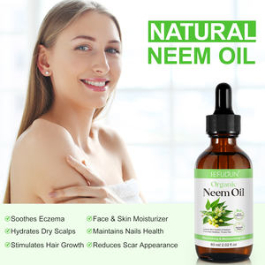 SEFUDUN Pure Organic Neem <span class=keywords><strong>Oil</strong></span> Nutritivo Cuidados com a pele e Suplemento Capilar para Homens Mulheres Óleo Essencial Herbal para Rosto Cabelo - Product Image 4