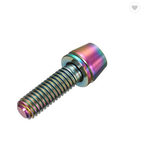 钛螺栓M8x15 20 25 30 35 40 45自行车摩托车5级50毫米六角锥头螺钉 - Product Image 6