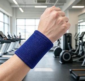 Bandeaux de poignet sportifs personnalisés, respirants, anti-transpiration, pour le tennis, le basketball, la course à pied, la gym et l'entraînement - Product Image 1