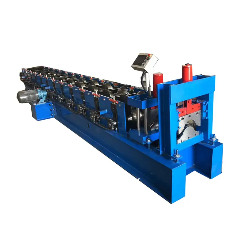 धातु स्टील रिज कैपिंग रोल बनाने की मशीन स्थापित करने के लिए आसान और संचालित