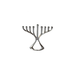 Bougeoir Menorah plaqué argent brillant avec 9 branches en vrac, idéal pour la décoration de Table, la décoration intérieure, support de bougie Design - Product Image 1