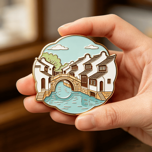 Custom Zinc Alloy Metal Promotion Fridge Magnet City Landmark Enamel 3d Refrigerator Magnet Travel Souvenir Home Decor Gift - Product Image 4