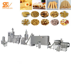 Machine pour fabrication <span class=keywords><strong>de</strong></span> snacks, billes <span class=keywords><strong>de</strong></span> <span class=keywords><strong>maïs</strong></span>, fromage, céréales, snacks, ligne <span class=keywords><strong>de</strong></span> production <span class=keywords><strong>de</strong></span> flocons, extrudeuse d'aliments, appareil - Product Image 3