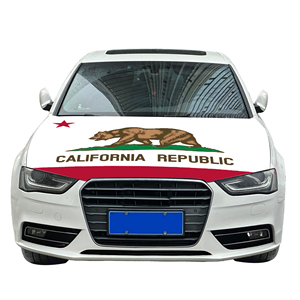 Funda para Capó de Coche de Alta Calidad Directo de Fábrica, Bandera de California de 120*150cm para Decoración del Motor - Product Image 2