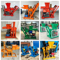 Machine à fabriquer des briques en argile entièrement automatique à bas prix pour usage domestique, machine à briques en terre compactée