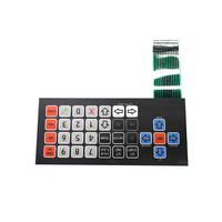 Anti-interference Locomotive Membrane Control Panel High Temperature Resistant Silicone Keypad Manufacturer Lipolytic Solution