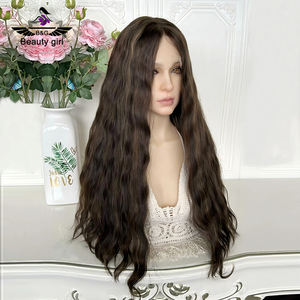 Ingrosso capelli umani crudi vergini liberi parte piena di capelli capelli castani evidenziano la pelle come vere parrucche anteriori in pizzo Kosher Hd - Product Image 4