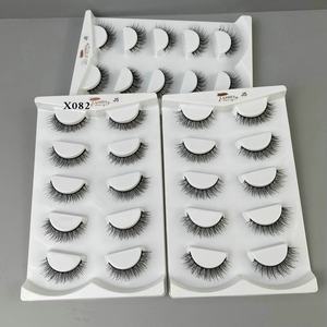 ขนตาปลอมแบบเส้นใยสังเคราะห์ 3 มิติ แบบหนาบาง ปรับแต่งได้สำหรับชุดขนตาปลอมแบบเต็มแถบ - Product Image 4