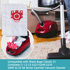 Sacs à poussière compatibles avec <span class=keywords><strong>Miele</strong></span> Sacs Classic C1 Complete C1 <span class=keywords><strong>C2</strong></span> C3 S227/S240 S270 S400 S2 S5 S8 Series Canister <span class=keywords><strong>Aspirateur</strong></span> - Product Image 3