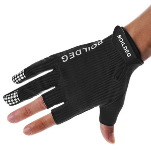 Gants de pêche Boildeg à trois doigts, noirs, antidérapants, résistants à l'usure, protection solaire, pour la navigation en plein air et la pêche - Product Image 1