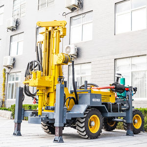 Machine de forage de puits d'eau pneumatique à chenilles Hengwang, de 100 m à 600 m, équipement de forage de puits, application de forage de roche avec utilisation de carottage - Product Image 2