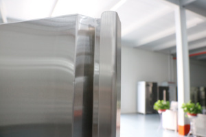 מטבח בית מלון נירוסטה מסחרי זקוף דלת צרפתית חזה מקפיא זקוף זקוף - Product Image 6