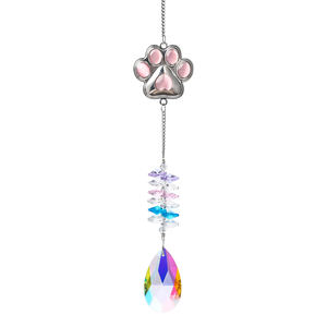Attrape-soleil <span class=keywords><strong>en</strong></span> cristal Cœur Ailes d'Ange pour vitre de voiture, jardin, cadeau personnalisé commémoratif pour animal de compagnie, cadeau de condoléances, cadeaux prisme créateur d'<span class=keywords><strong>arc</strong></span>-<span class=keywords><strong>en</strong></span>-<span class=keywords><strong>ciel</strong></span> - Product Image 1