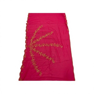 Hijab en Chiffon pour Femmes Musulmanes, Broderie de Pierres, Motif Floral Uni, Écharpe Quotidienne d'Hiver, 20 Couleurs, Haute Qualité, Respirant - Product Image 6