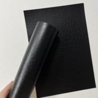 Papier cartonné en relief de crocodile noir marine 787*1092mm papier de spécialité papier texturé enduit C1S