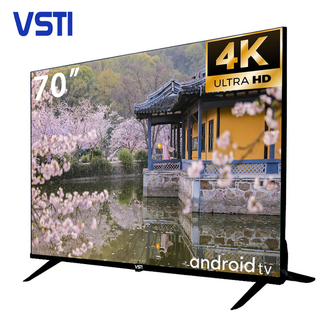VSTI 85 70 Inches Smart  LED TV  High Quality 4k LED Smart TV 65 75 85Inches Support Customization