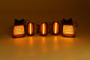 Ailead, el mejor reemplazo, lente ahumada sin error, luz LED amarilla + roja, luz LED delantera + trasera para techo de cabina para <span class=keywords><strong>Hummer</strong></span> H2 H2 SUT - Product Image 5