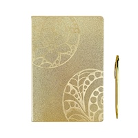 Carnets A5 en cuir brillant à couverture rigide, personnalisables, avec pochette à papier – Vente en gros