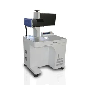 Mesin penanda Laser portabel, spidol Laser dengan sumber laser maks 20W