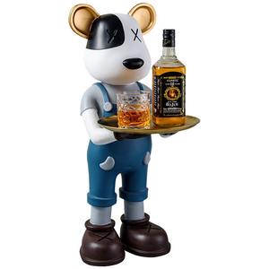 Décoration intérieure Décorations en résine <span class=keywords><strong>Netflix</strong></span> Ours violent Grand ornement Plateau décoratif Pendaison de crémaillère - Product Image 2