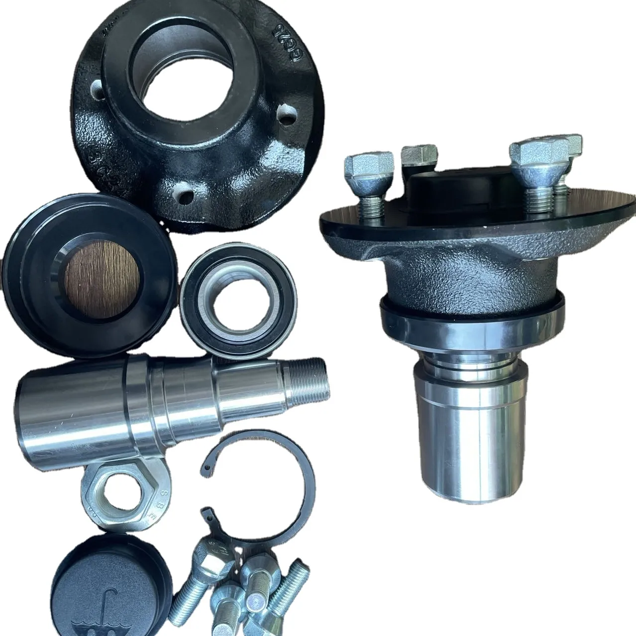 Best Quality Torsion Trailer Axle Parts Wheel Hub And Brake Drum For Trailer Supplied In China