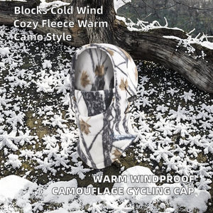 Balaclava unisexe coupe-vent pour sports de plein air, pêche, protection contre le froid, épaissi, masque de ski, écharpe, camouflage, polaire, fête - Product Image 2