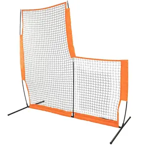Rede de plástico barata do softball, tela de segurança portátil do gaiola do batimento do beisebol, durável da tela do painel l