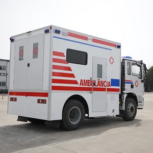 Véhicule d'ambulance SHACMAN 4x2 blanc, diesel, fourgon médical, transport de patients isolés, camion médical, équipements de base, Euro 2 - Product Image 2