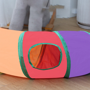 Nuovo Tunnel per Gatti Ecologico Arcobaleno, Tubi e Tunnel Pieghevoli Educativi per l'Auto-Intrattenimento dei Gatti - Product Image 3