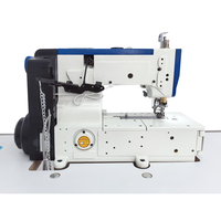 Machine à coudre industrielle professionnelle Britex BR-3500D-01CB à point de recouvrement, entraînement direct, haute vitesse, plateforme plate, interlock